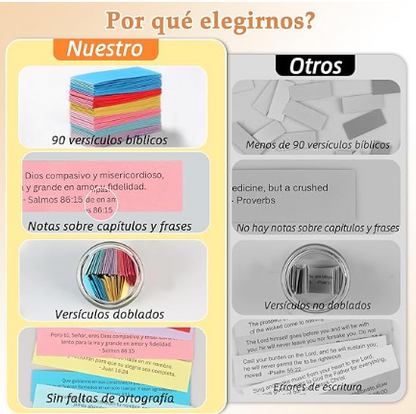 FRASCO VERSICULOS BIBLICOS