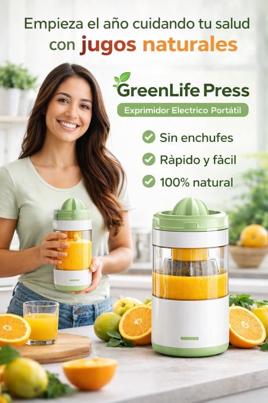 Exprimidor De Naranja Recargable Portatil