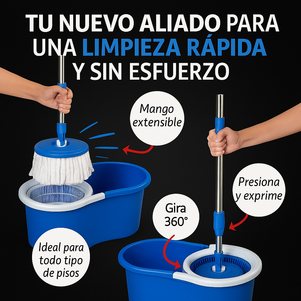 TRAPERO GIRATORIO ESCURRIDOR EASYTRAP