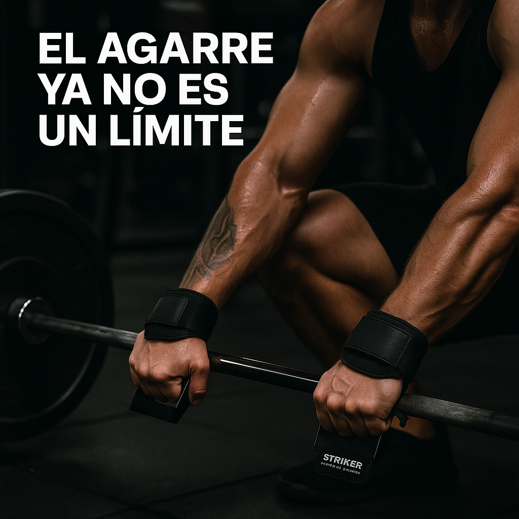 KIT POWERGRIP LIFTING HOOKS PARA GIMNASIO
