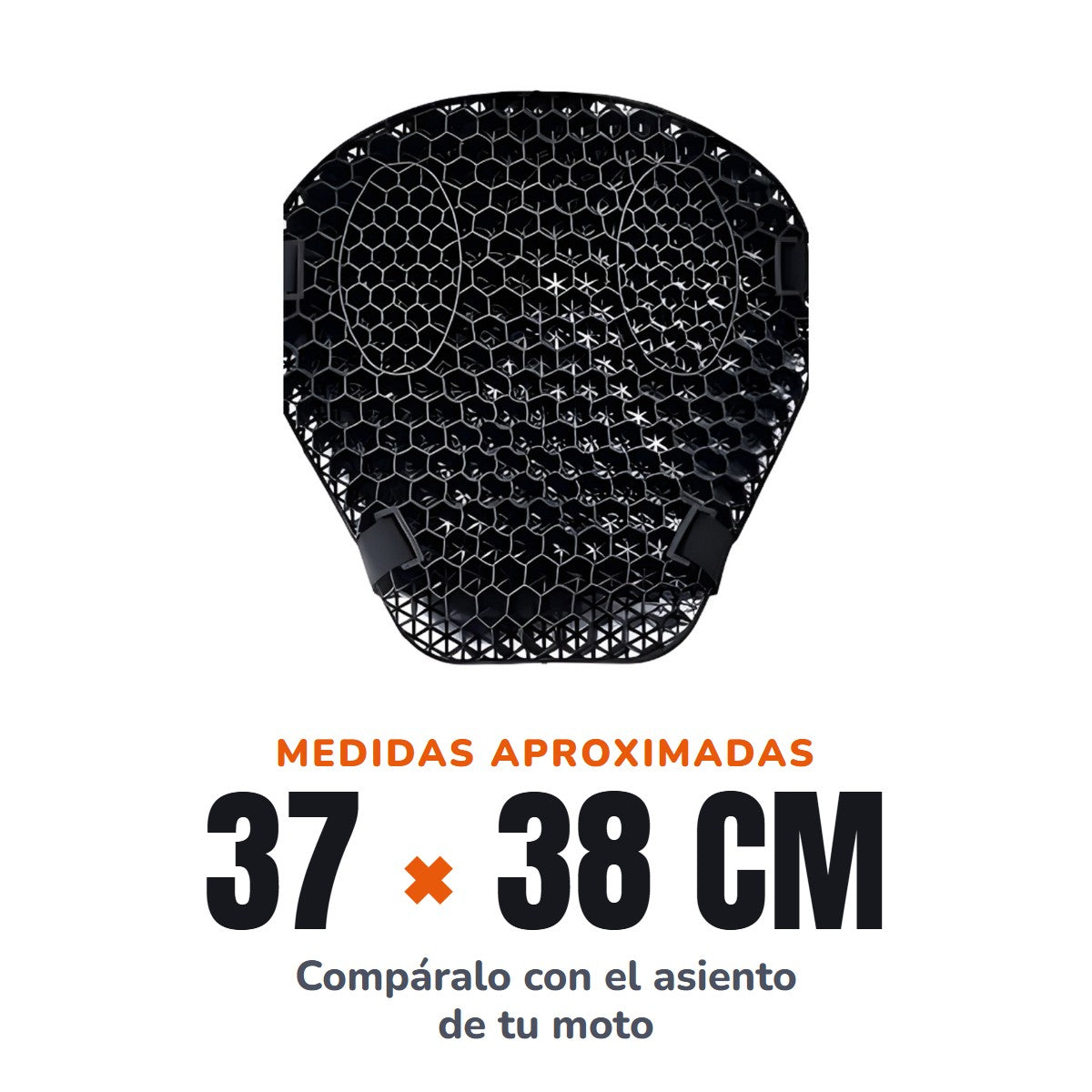 Medidas aproximadas: 37 × 38 cm